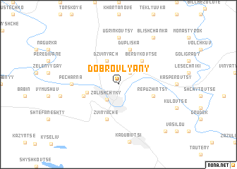 map of Dobrovlyany