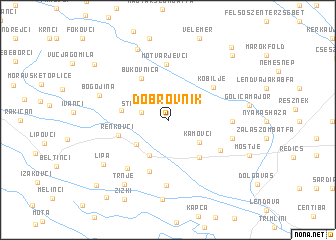 map of Dobrovnik