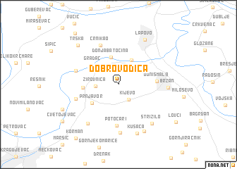 map of Dobrovodica