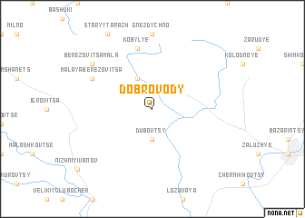map of Dobrovody