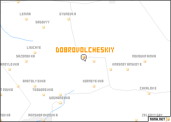 map of Dobrovolʼcheskiy