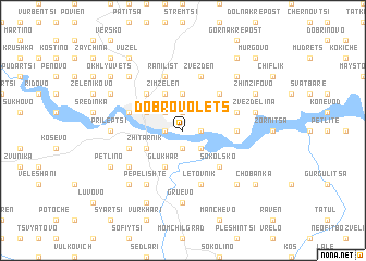 map of Dobrovolets