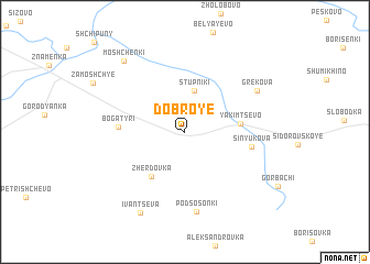 map of Dobroye