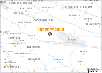 map of (( Dobrozyanka ))