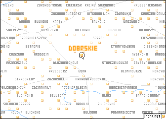 map of Dobrskie