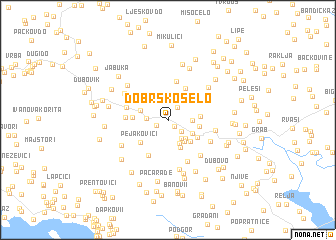 map of Dobrsko Selo