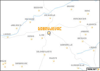 map of Dobrujevac