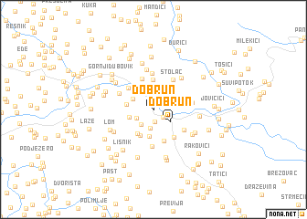 map of Dobrun