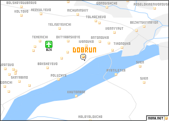map of Dobrun\