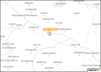 map of Dobrun\