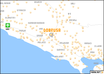 map of Dobruša