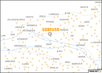 map of Dobruša