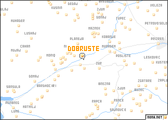 map of Dobrušte