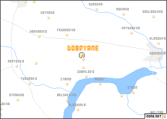 map of Dobryane