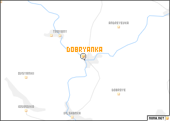 map of Dobryanka