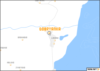 map of Dobryanka
