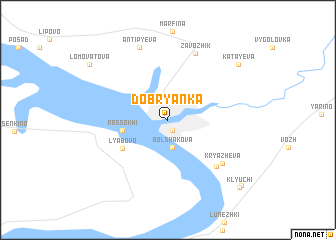 map of Dobryanka