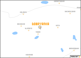 map of Dobryanka