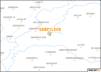 map of Dobrylevo