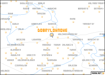 map of Dobryłów-Nowe