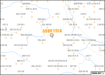 map of Dobrynia