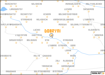 map of Dobryni