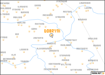 map of Dobryni