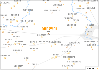 map of Dobryni