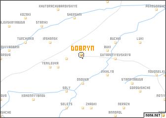 map of Dobrynʼ