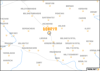 map of Dobrynʼ