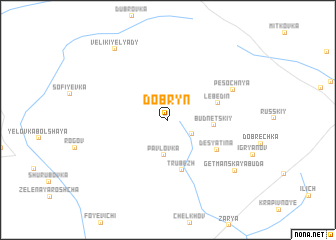 map of Dobryn\