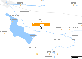 map of Dobryy Bor