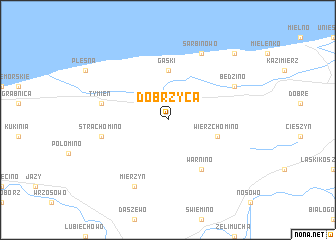 map of Dobrzyca