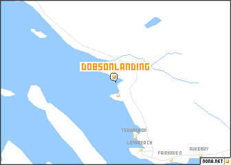 map of Dobson Landing