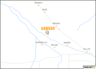 map of Dobson