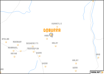 map of Doburra