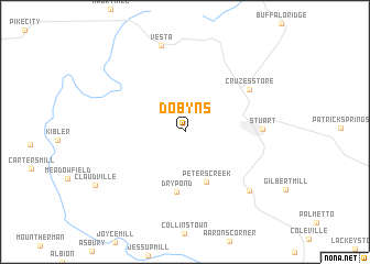 map of Dobyns