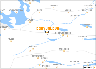 map of Dobyvalovo