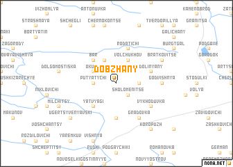 map of Dobzhany