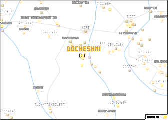 map of Docheshmī