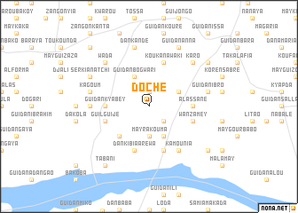 map of Doché