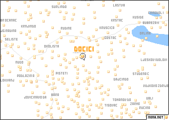 map of Dočići