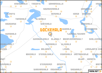 map of Dockemåla