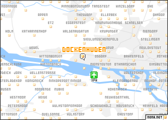 map of Dockenhuden