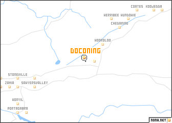 map of Doconing