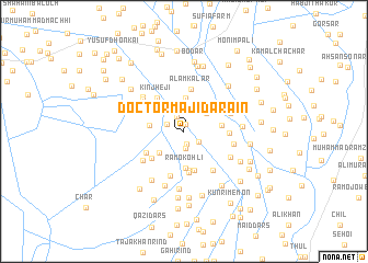 map of Doctor Majīd Arāīn