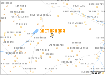 map of Doctor Mora