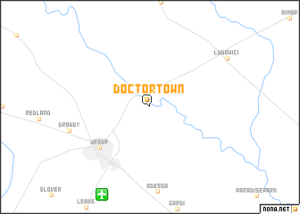 map of Doctortown