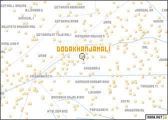 map of Doda Khān Jamāli