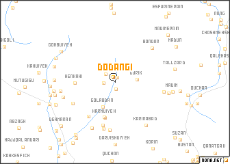 map of Do Dāngī